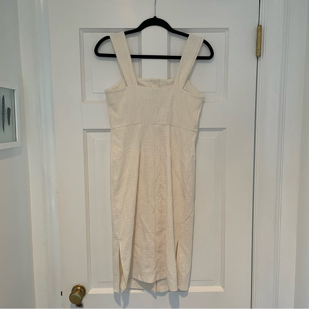 Madewell Midi White Dress, Xxs View 2